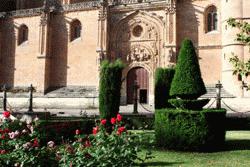 Strolling through the town of Salamanca, Spain